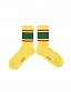 Piupiuchick,socks | yellow w/ green & red stripes